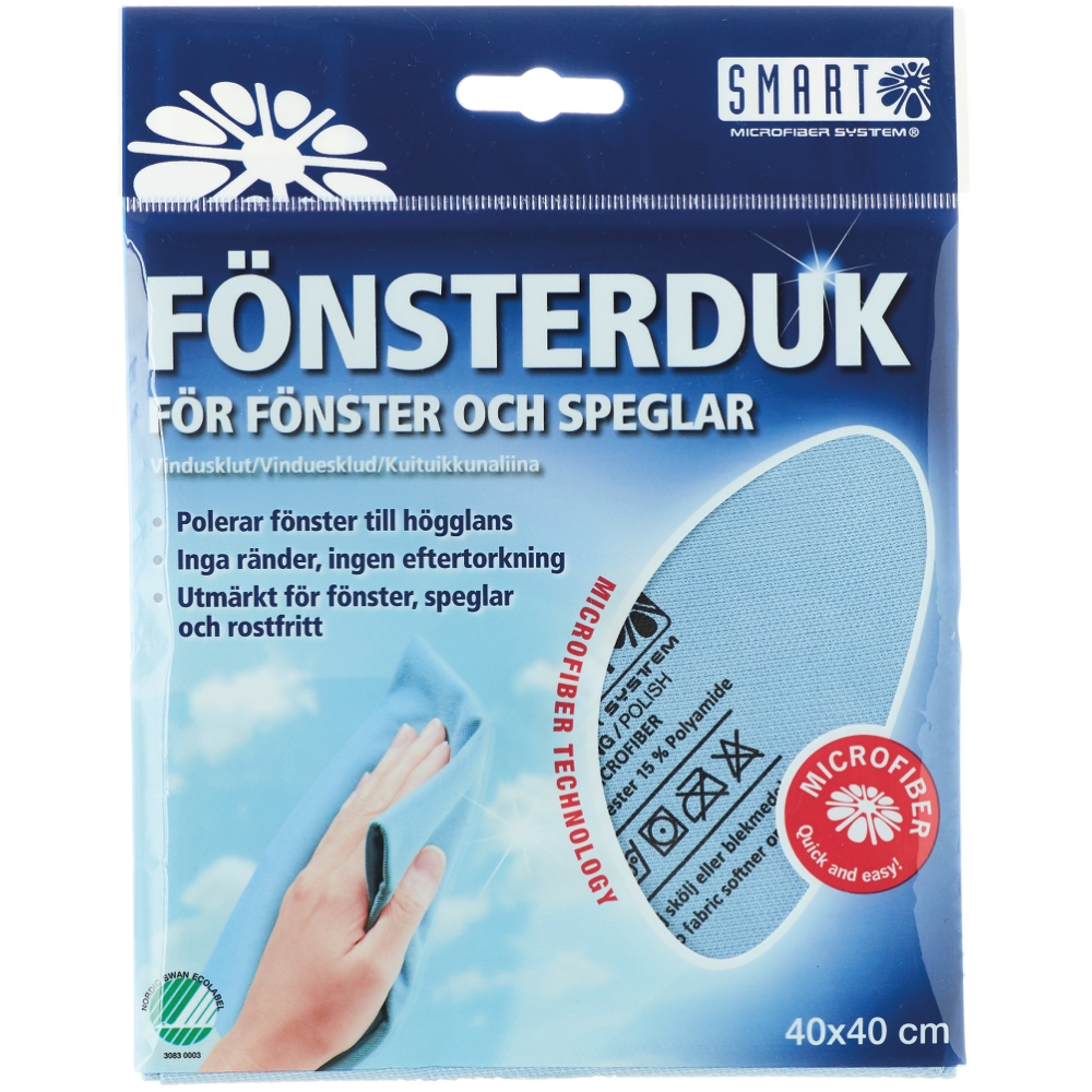 Fönsterduk 40x40cm Microfiber