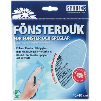 Fönsterduk 40x40cm Microfiber