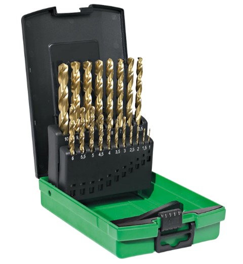 Borrsats Hikoki Metall 1-10mm 19 Delar