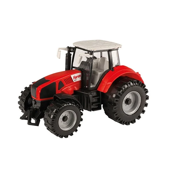 Röd traktor 19cm - frikton - 3