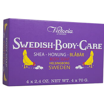 Swedish Body Care - Blåbär 4-pack (4x70g)