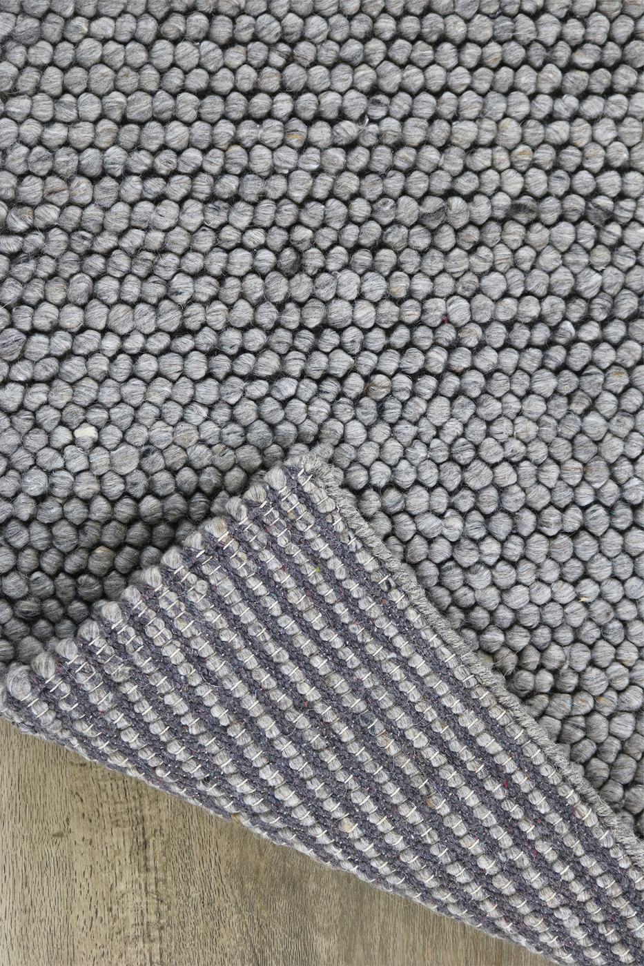 Bollmatta grå 140 x 200,160 x 230, 200 rund - 3