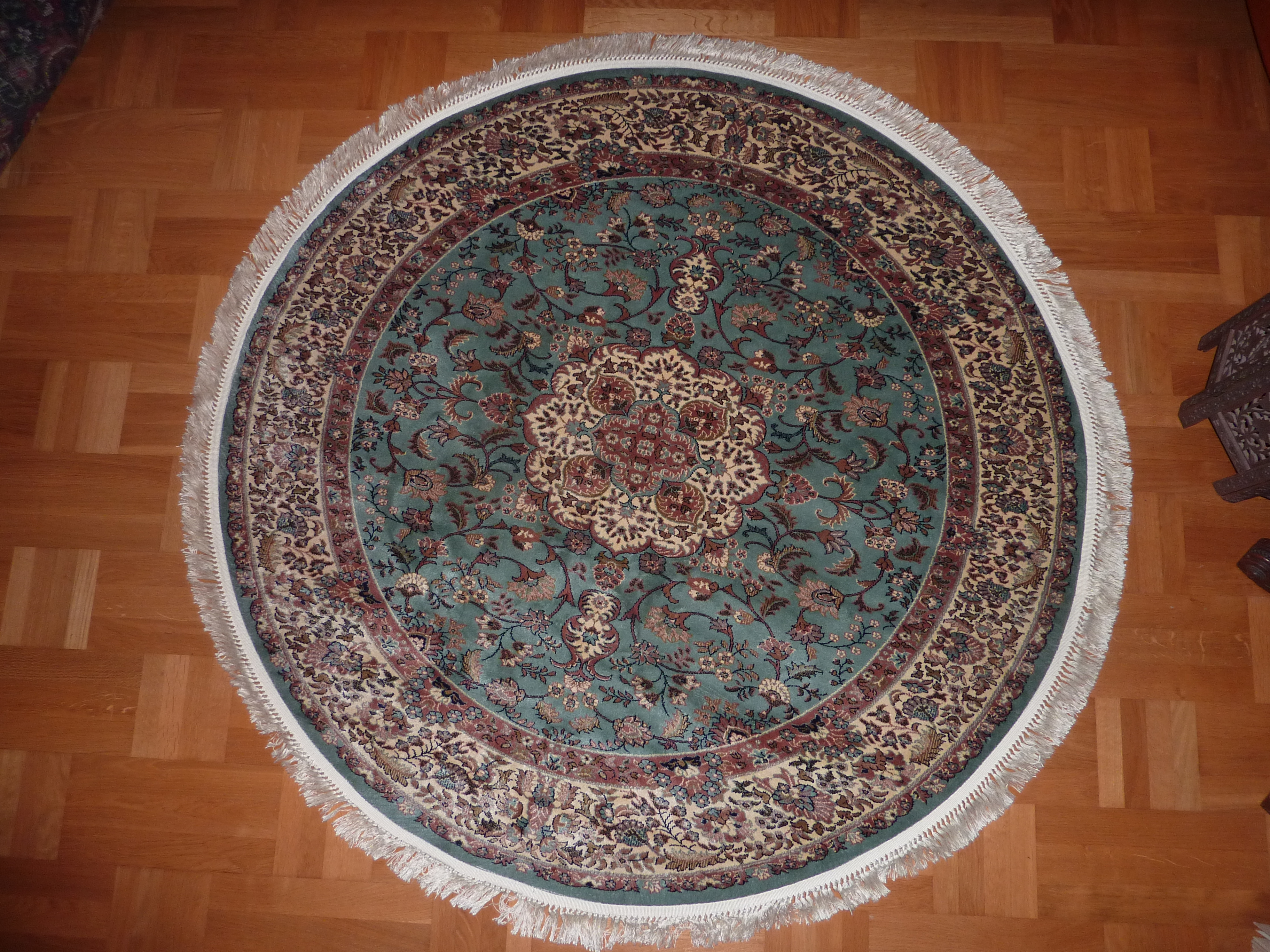 Aria turkos 150 cm rund och 200 cm rund