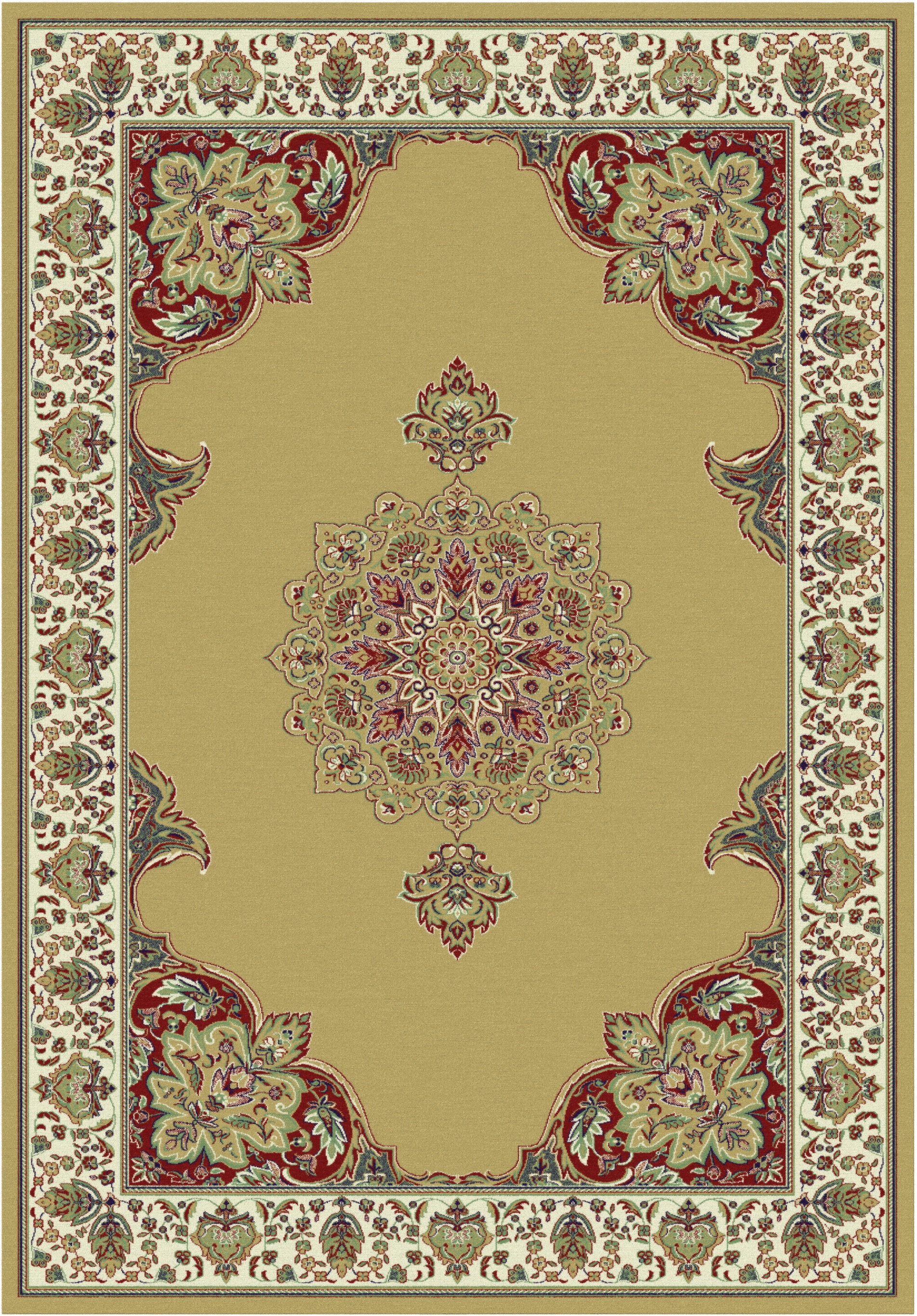 Harmoni Medaljong beige 67 x 105, 67 x 210