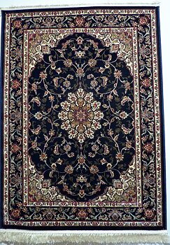 Keshan mörkblå 50 x 80, 67 x 105, 80 x 125, 100 x 140