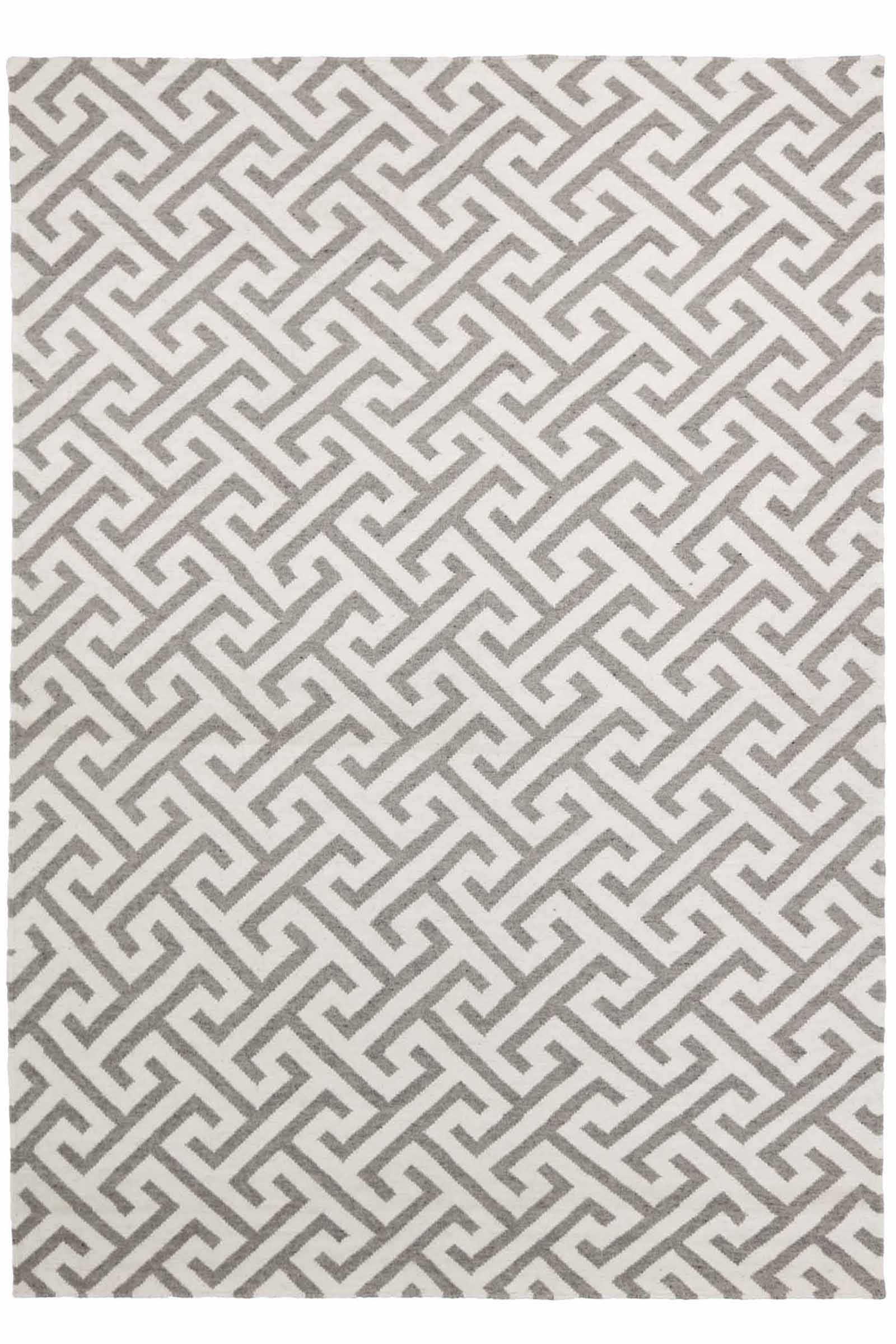 Cicero grå-vit 140 x 200, 160 x 230
