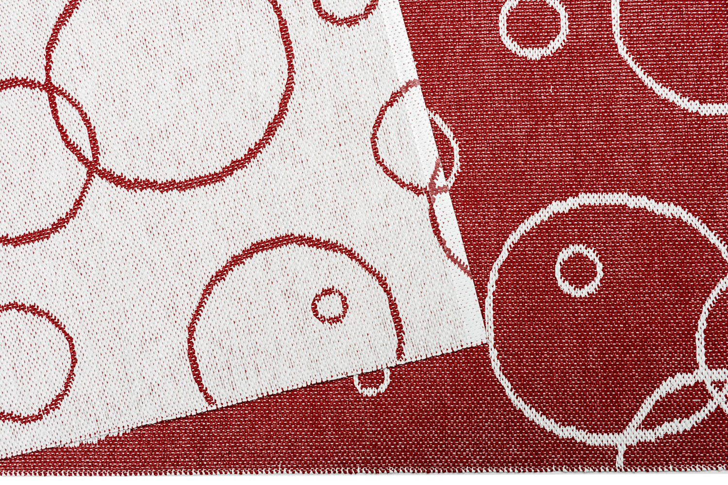 Bubble röd 140 x 190 - 4