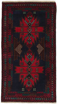 Afghan old Balutch fine 89 x 160 Rek.-pris 2 750:-