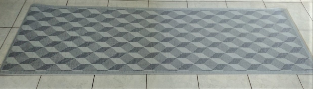 Napoli grafisk design  67 x 210 blå, beige, grå - 5