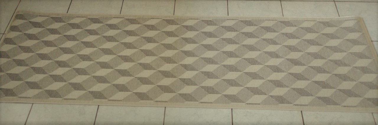 Napoli grafisk design  67 x 210 blå, beige, grå - 8