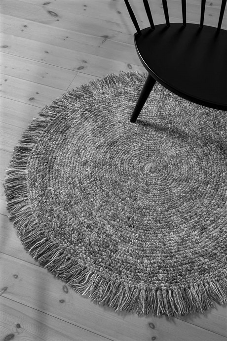 Slite grå 100, 160 cm rund - 2