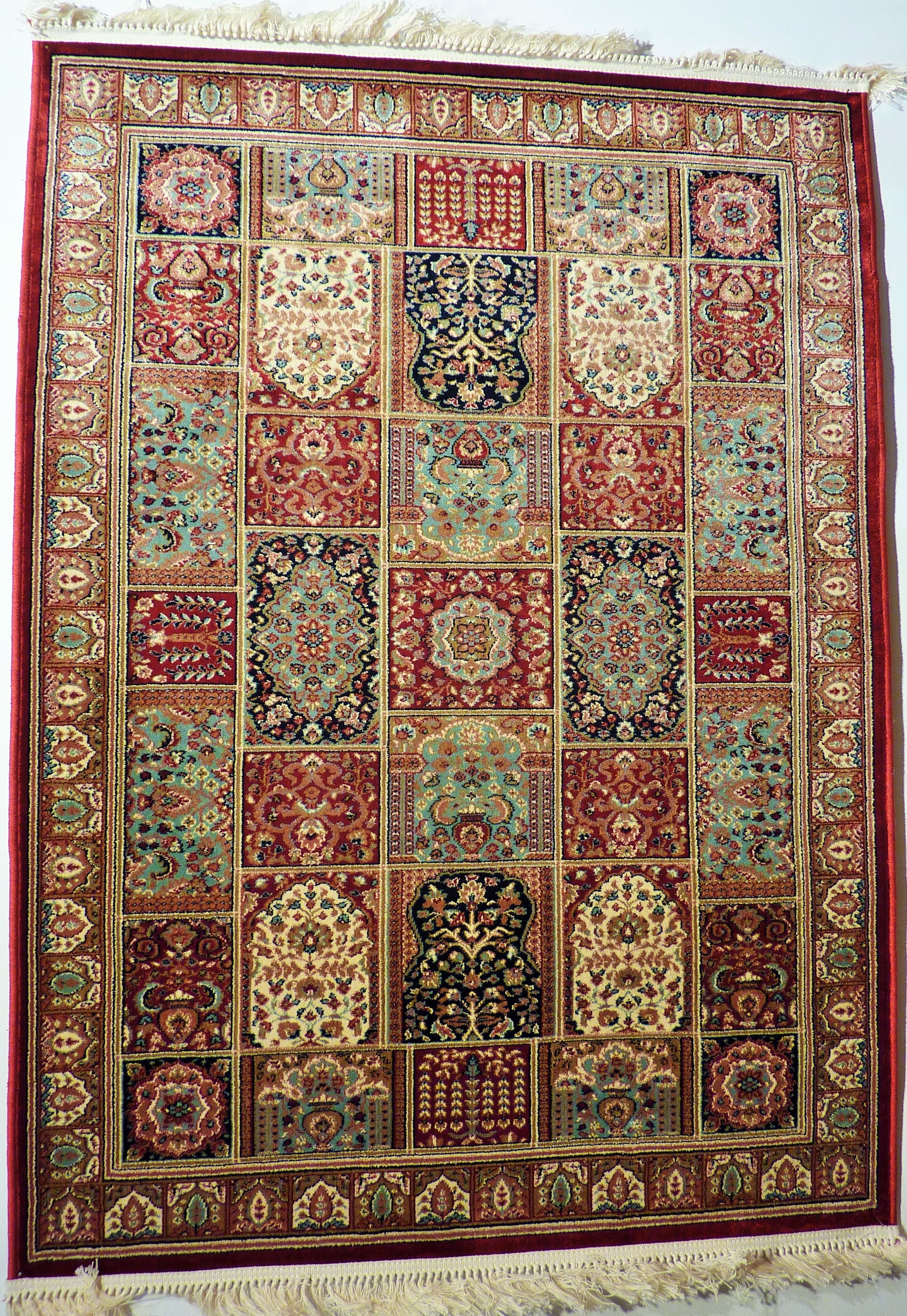 Bahktiari  67 x 105, 80 x 125, 100 x 140 röd