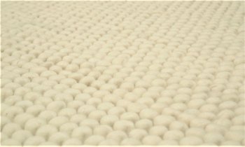 Bollmatta Nature vit 60 x 90,140 x 200,160 x 230, 200 x 290, 240 x 340, 150 rund, 200 rund