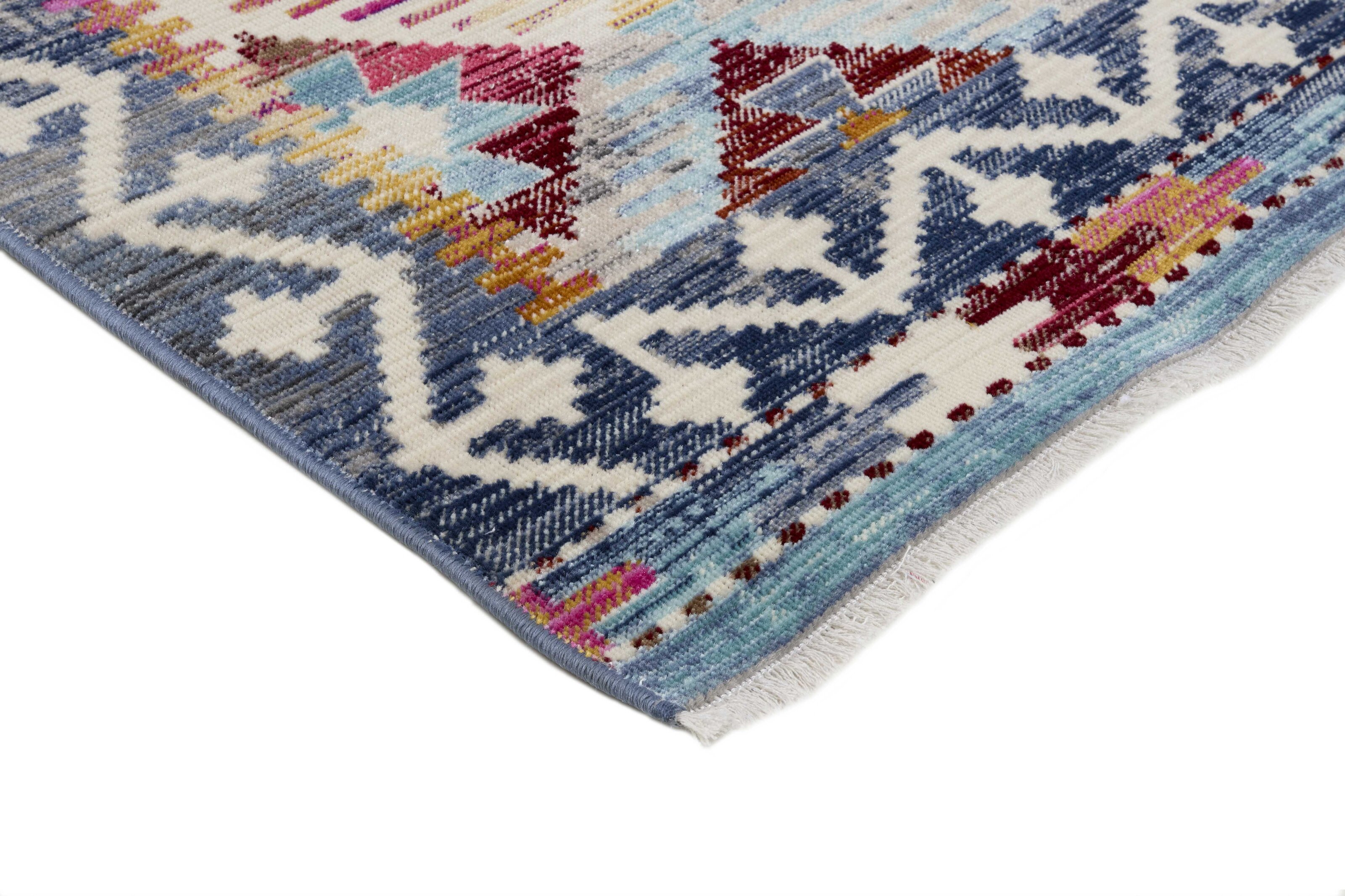 Kelim blå/röd  90 x 140, 140 x 190, 160 x 240, 200 x 290, 240 x 340, 300 x 400 - 5