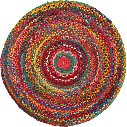 Flätan 80 cm, 120 rund multi - 2