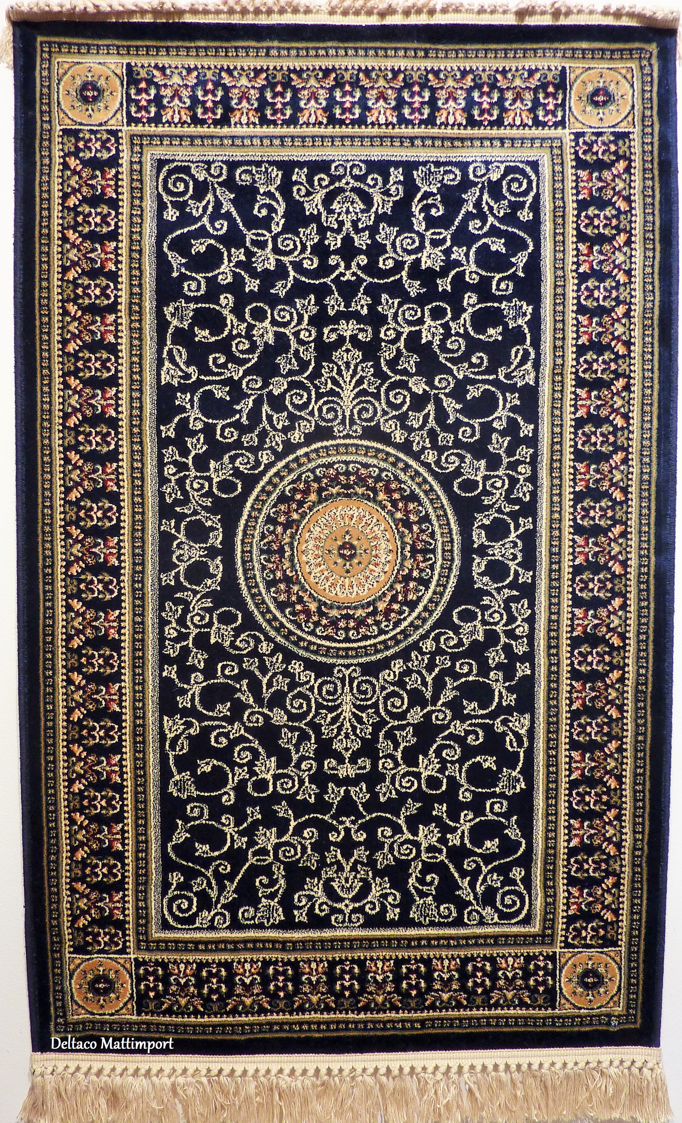 Antiqua 67 x 105 mörkblå