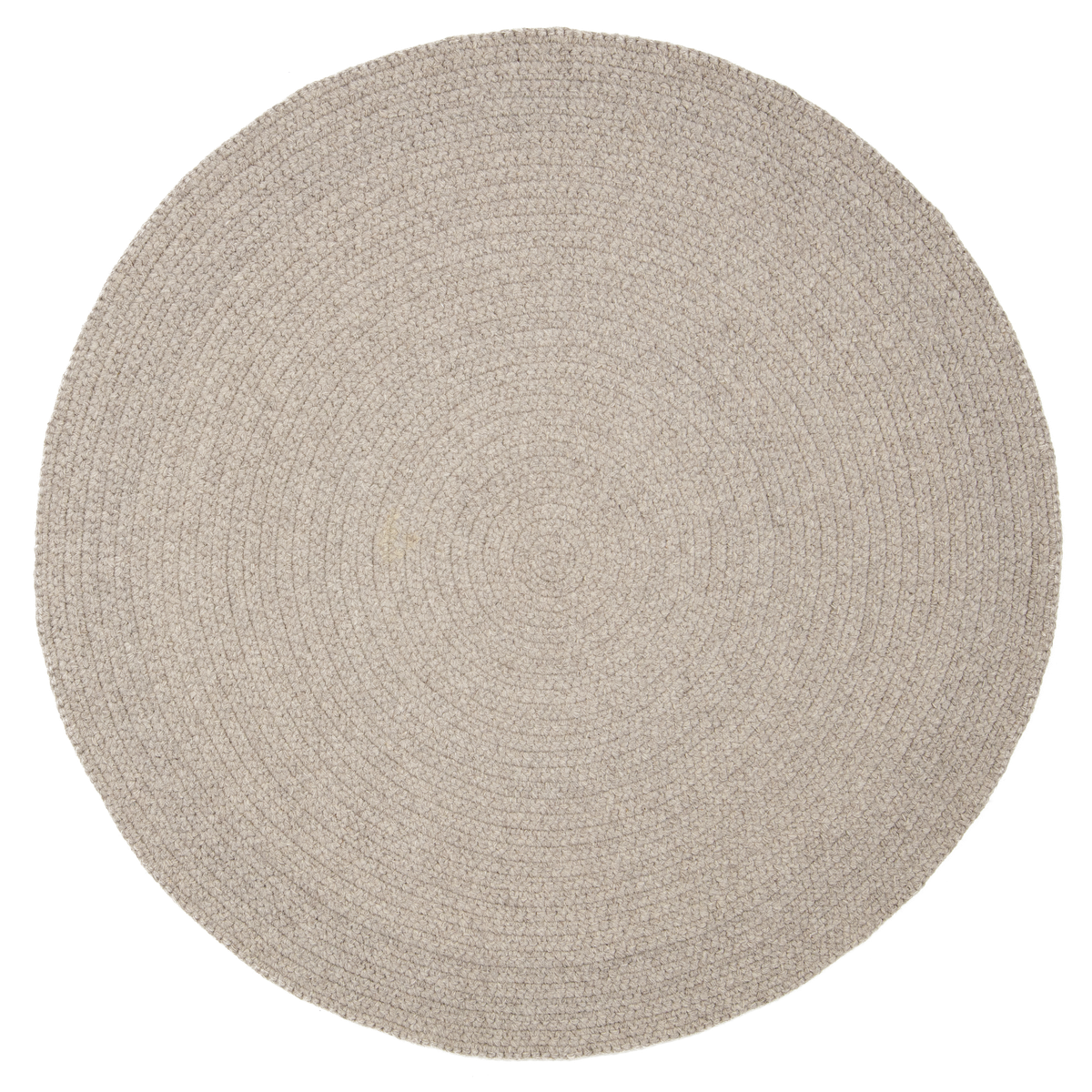 Atlas natur och vit 160 cm rund - 2