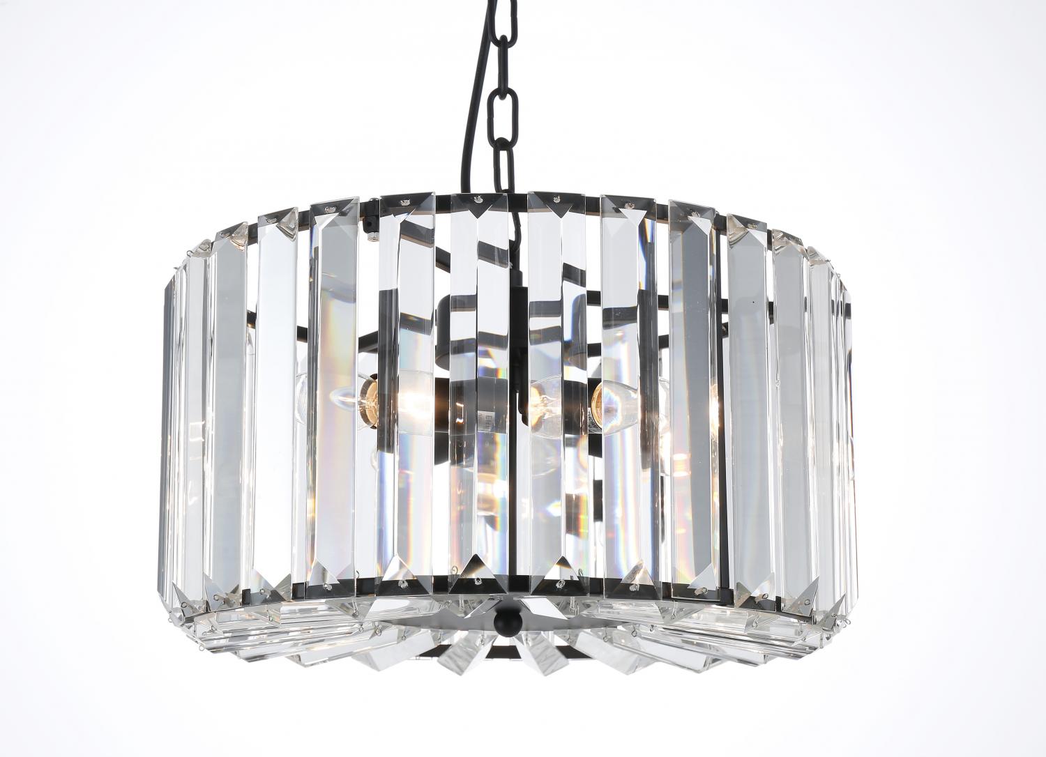 Kristallkrona Young D 38  svartlackerad