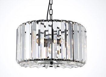 Kristallkrona Young D 38  svartlackerad