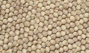 Bollmatta beige 60 x 90, 140 x 200,160 x 230, 200 x 290, 150 rund, 200 rund