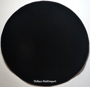 Violet svart 200 cm rund