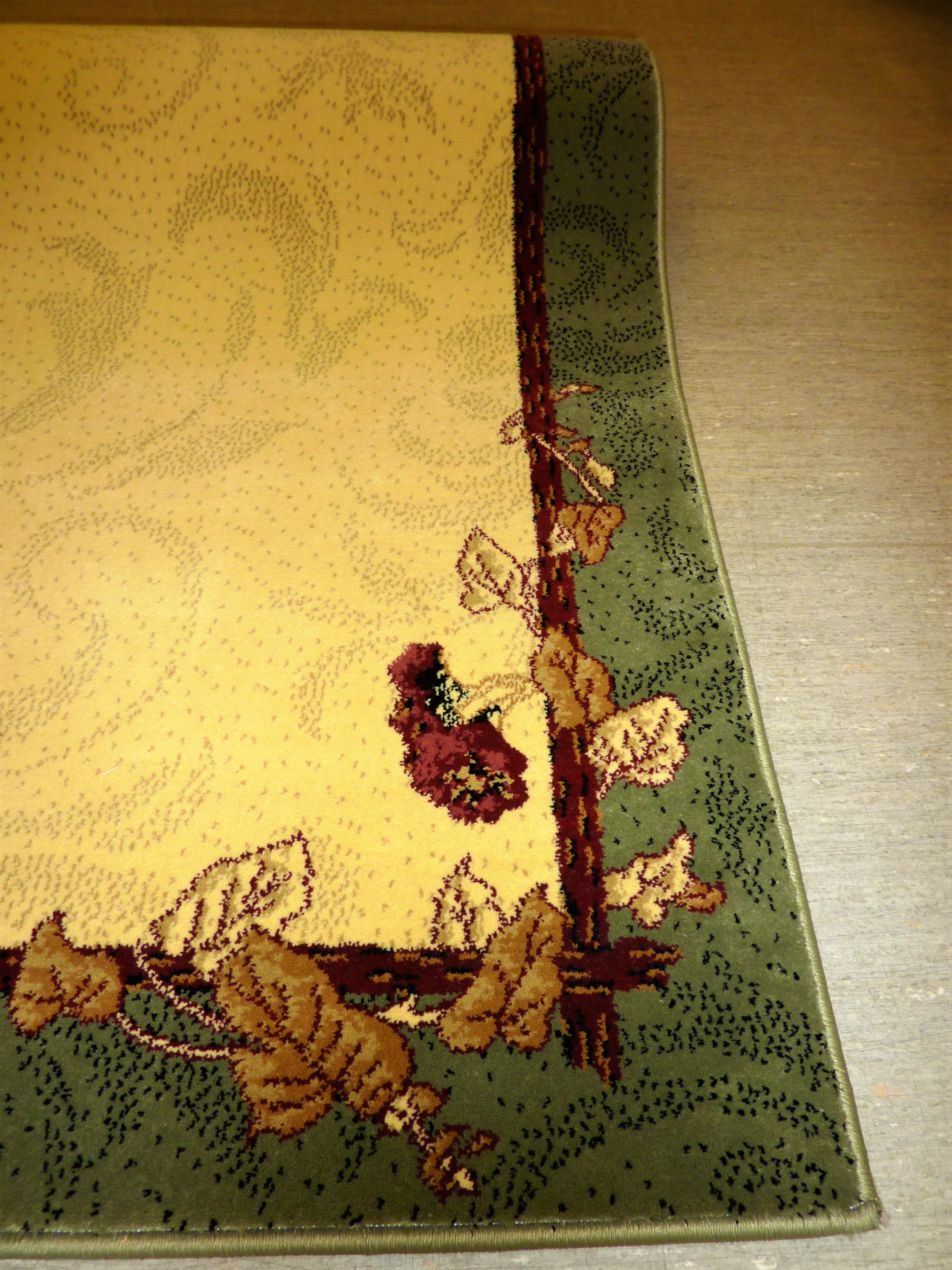 Esme creme/grön 80 x 200, 80 x 250,  80 x 400, 100 x 500 - 2