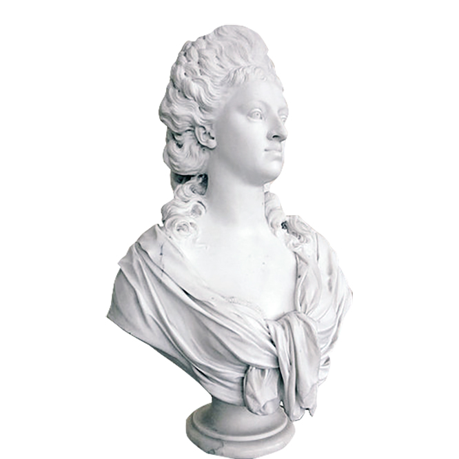 gipsbyst av Hedvig Elisabet Charlotta av Holstein-Gottorp