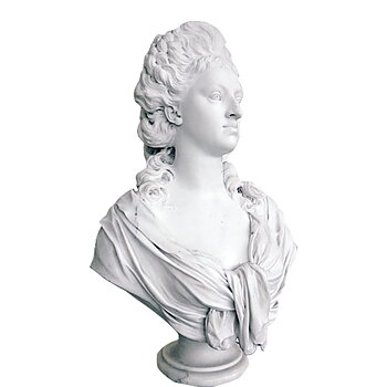 gipsbyst av Hedvig Elisabet Charlotta av Holstein-Gottorp