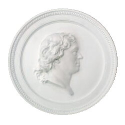 Gipsmedaljong av K.G. af Leopold. Avgjuten av Tobias Sergels original
