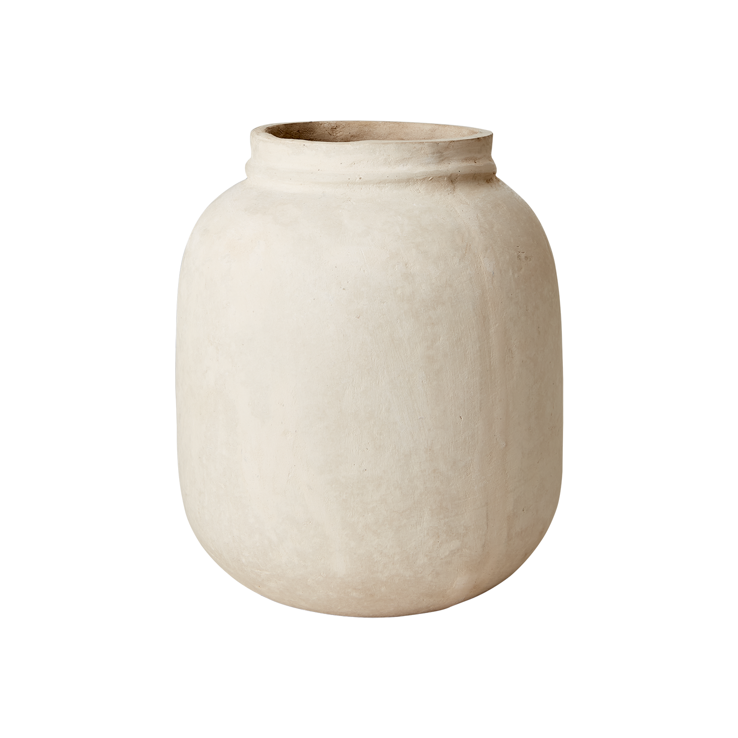 Athena, vit handgjord urna , från Affari
