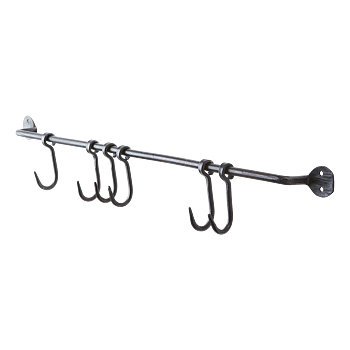 Loke stång med krokar 