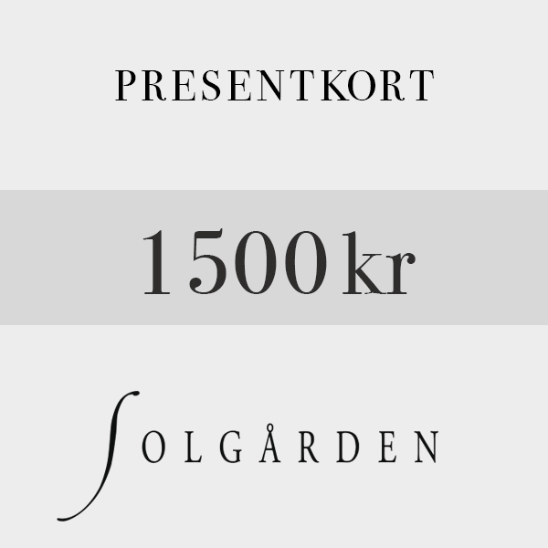 Presentkort 1500 