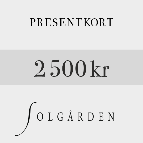 Presentkort 2500 