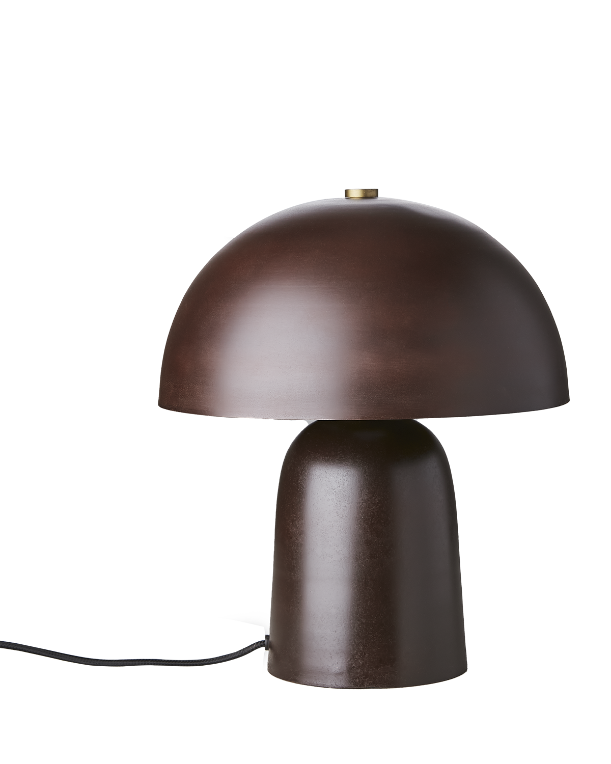 Bordslampa fungi brun i storlek M