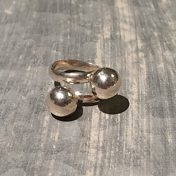 Sterlingring "2-bollar"