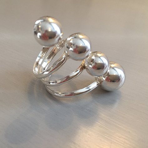 Sterlingring "Spiral"