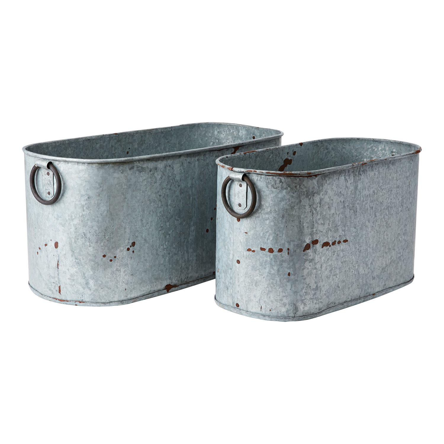 Treasure, blomkrukor i metall