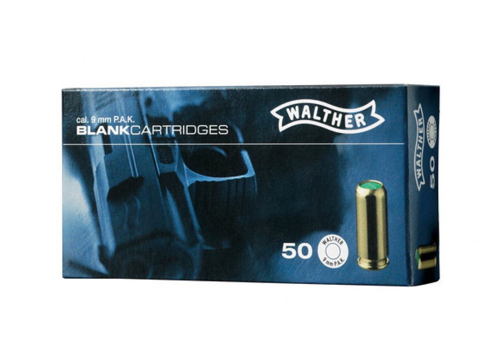 WALTHER 9MM STARTER P.A.K. 50/BOX