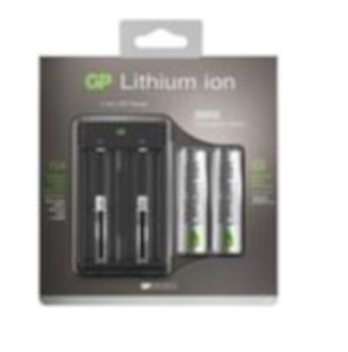 GP 2-Slot li-ion charger +2X18650