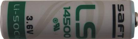Batteri ER6. LS14500. Knopp. 2250mAh Litium.3,6V/AA