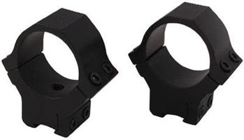 Ringar 30mm Tub. 9.5mm-13mm Bas.Höjd 20mm=Hög.Svart