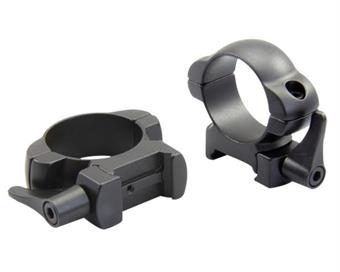 Stål Ringar 1" Weaver. Medium 8,5mm. QR Quick Release