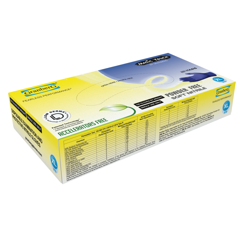 Engångshandskar Magic Touch Soft Nitrile