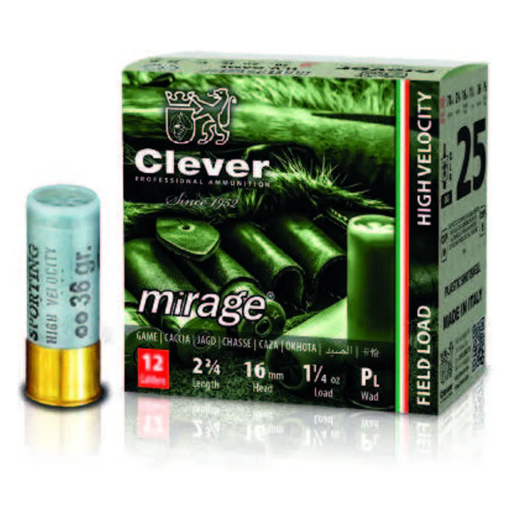 Clever T3 Mirage H.V 12/70 36gr US 0  4 mm HUNT
