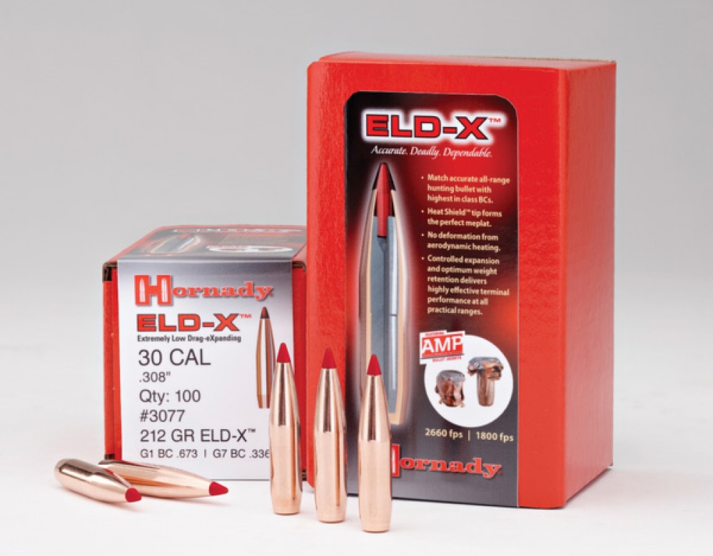 Hornady ELD-X, 30 CAL .308 11,5 gram, 100/ask