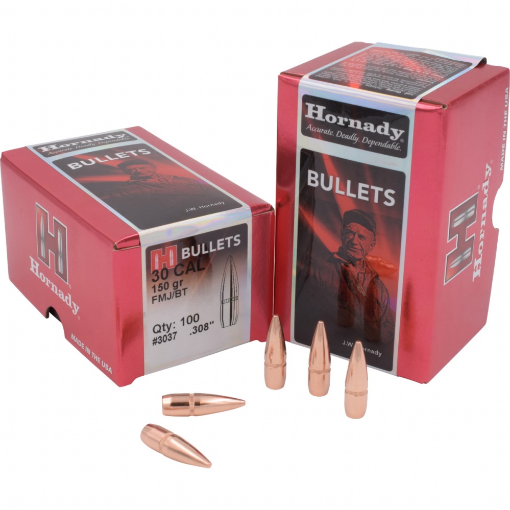 Пуля fmj. Hornady (150 gr) FMJ. Пуля Хорнади 308. .308 Hornady FMJ-BT 150gr. Пули Hornady 30.