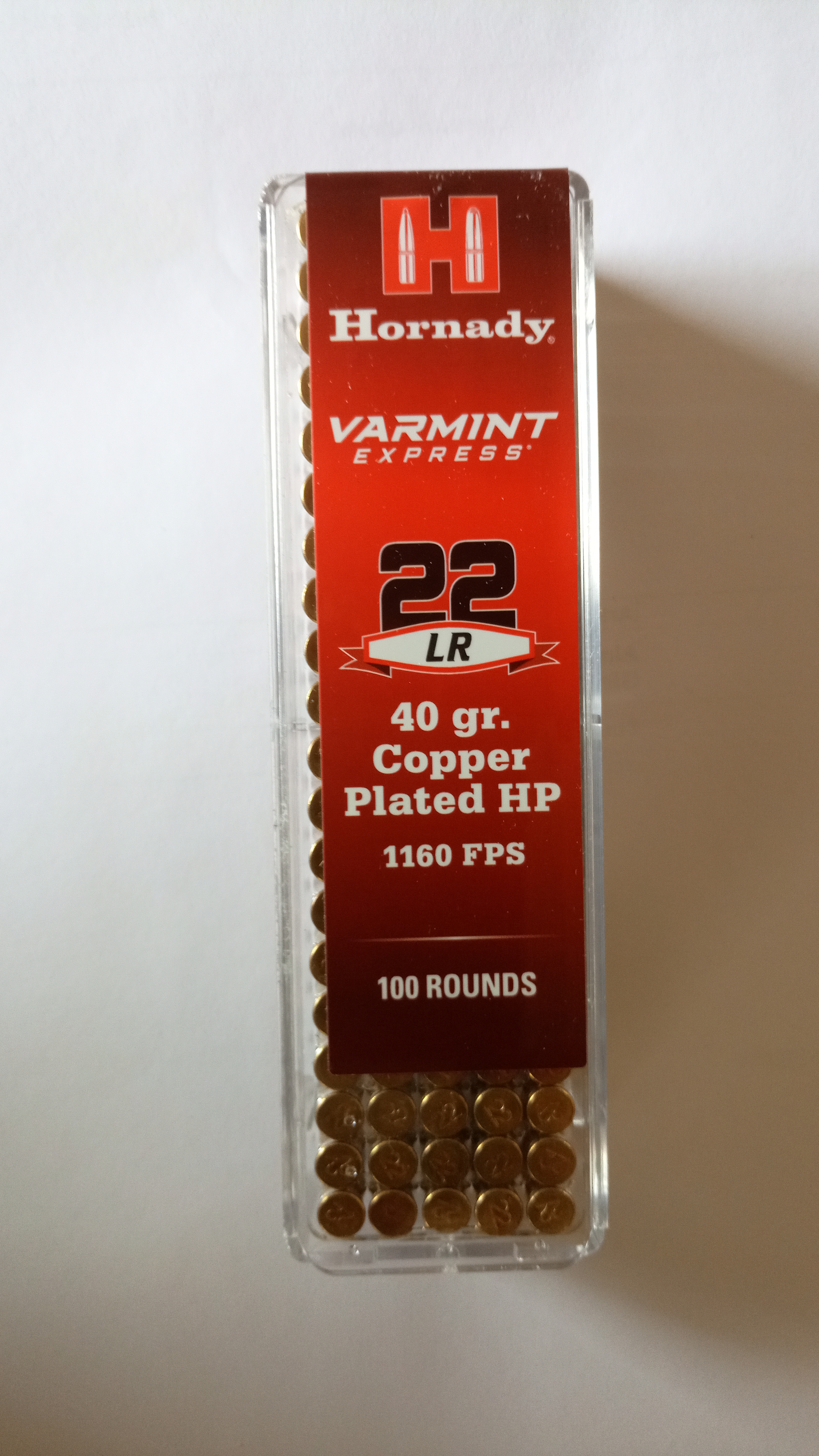 Hornady 22 LR Varmint Express 40 grain Hålspets 100/ask