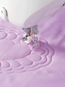 Quiltfot genomskinlig