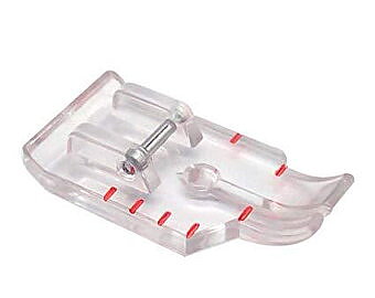  1/4" fot genomskinlig