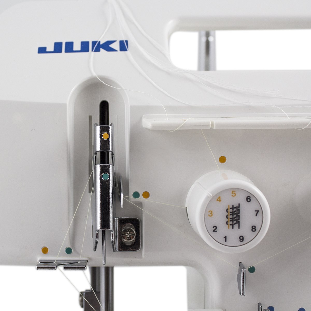 JUKI  MO-654DEN. 2-nål, 2/3/4-trådig overlock. MO-654DE är enkel och användarvänlig och vi kan garantera dig en trogen partner! - 9